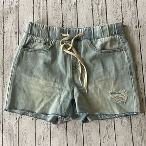 American Original Rewash Brand Pull On Jean Shorts
